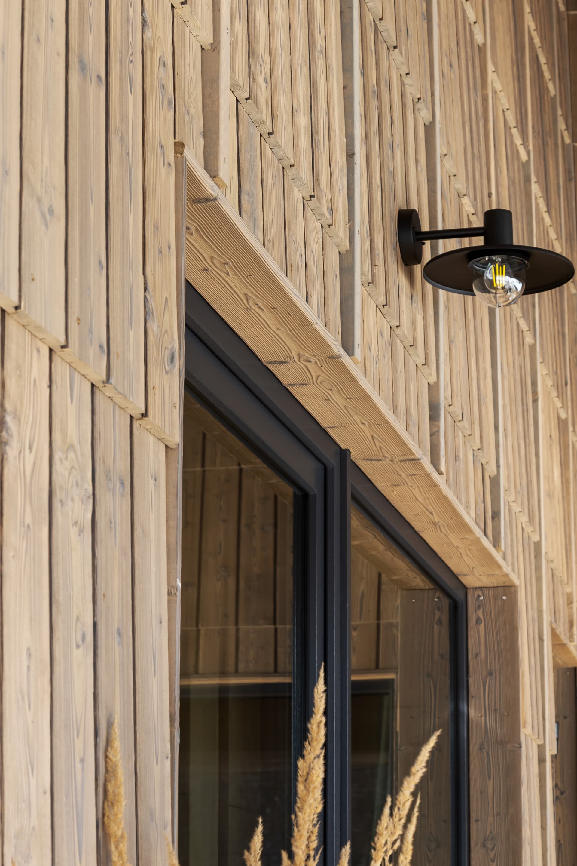 Window detail with sconce