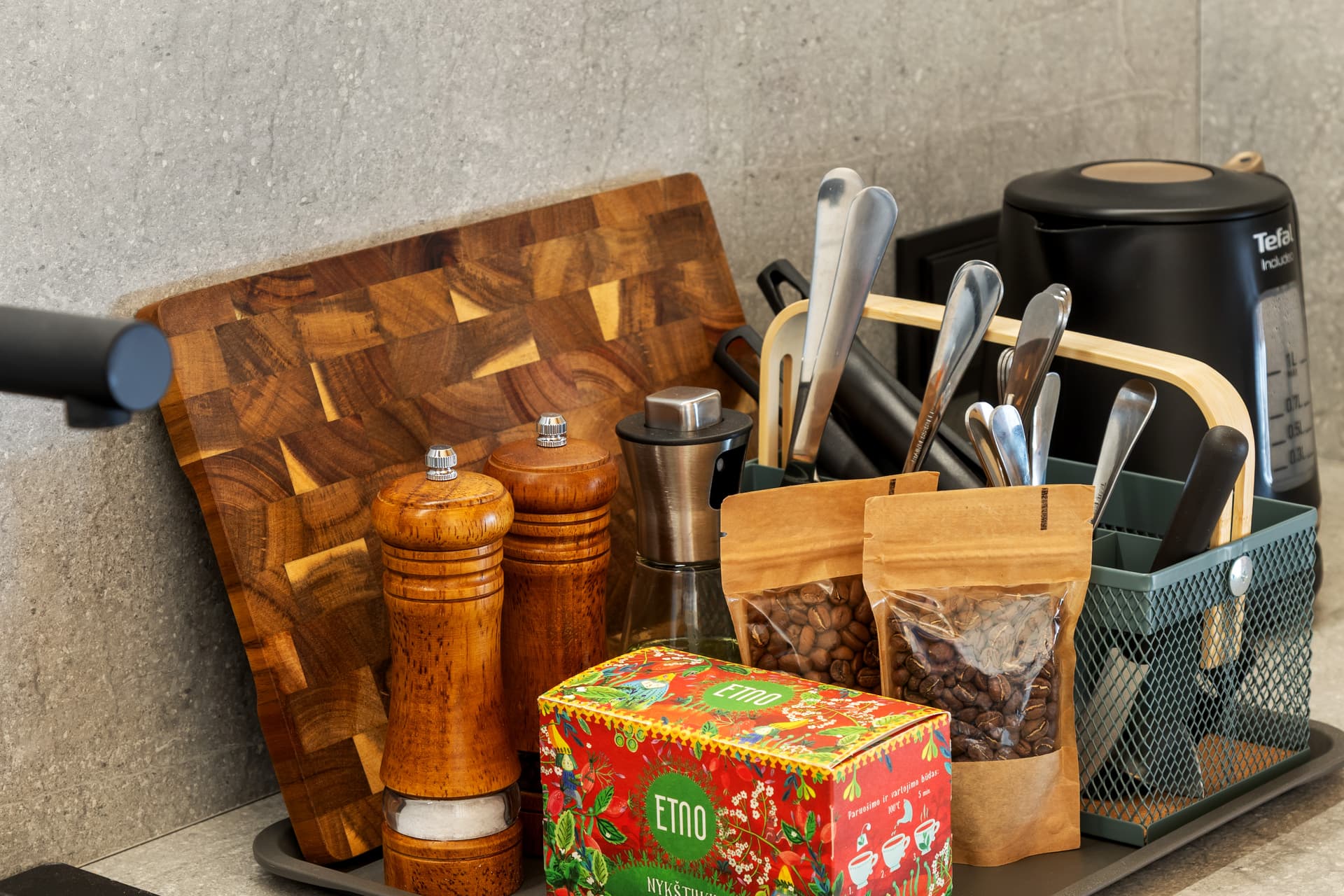 Kitchen tools and seasonings
