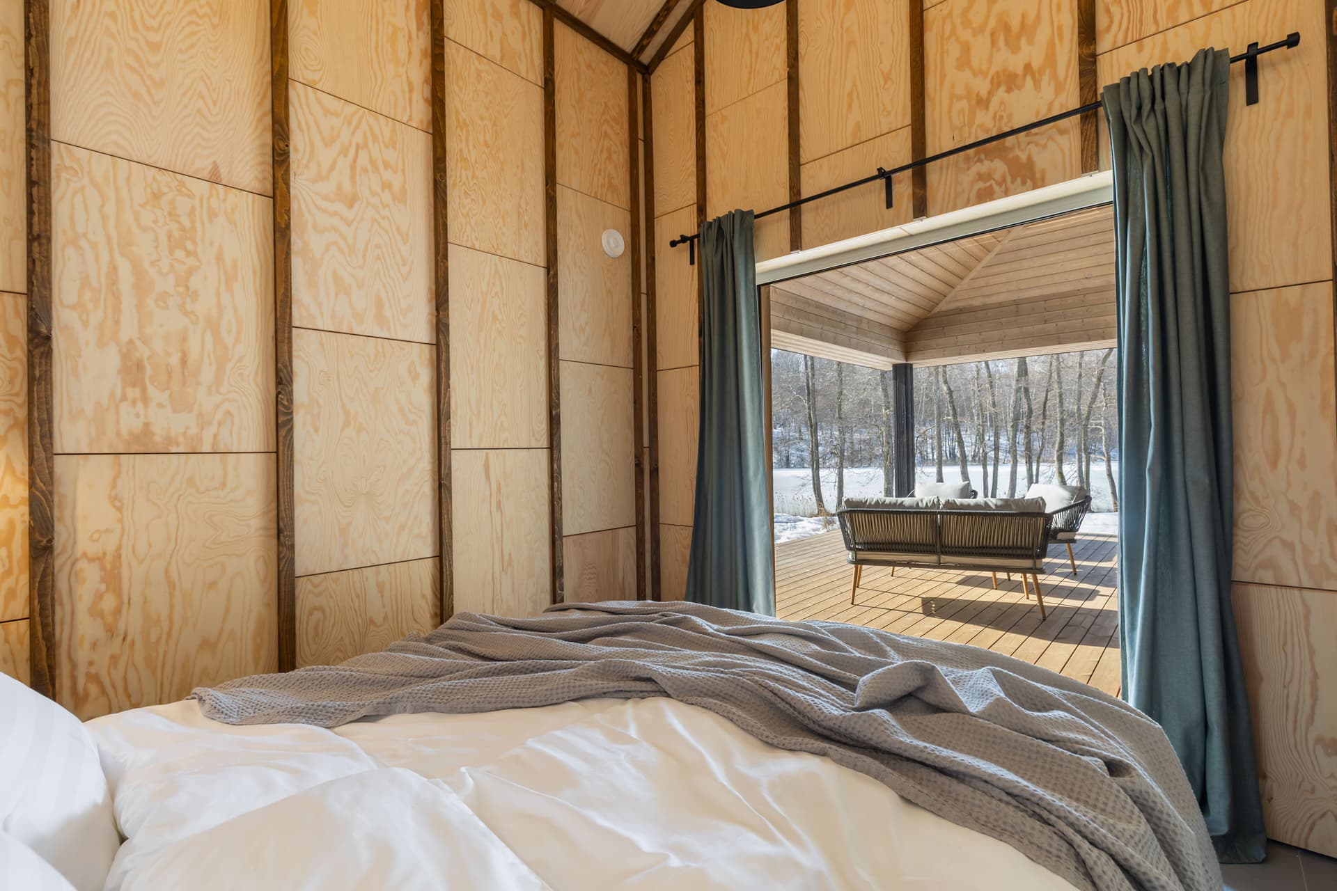 Bedroom view onto terrace