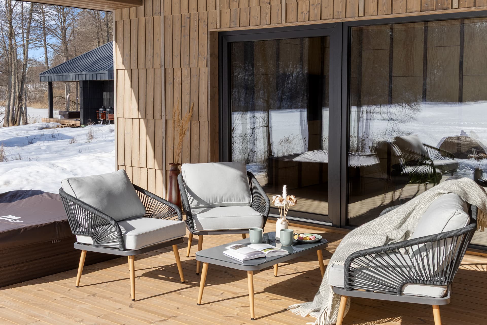 Terrace lounge area