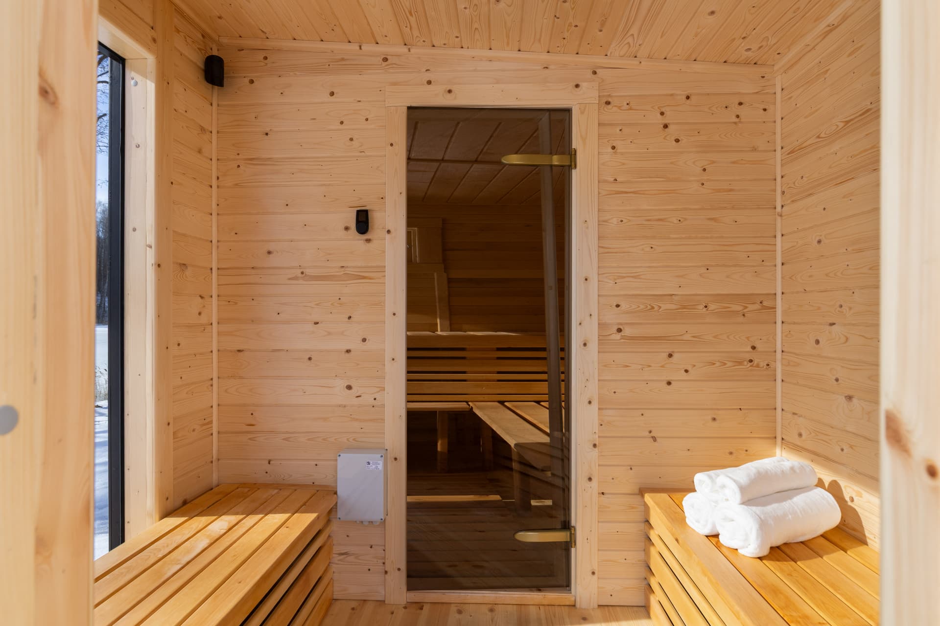 Sauna anteroom