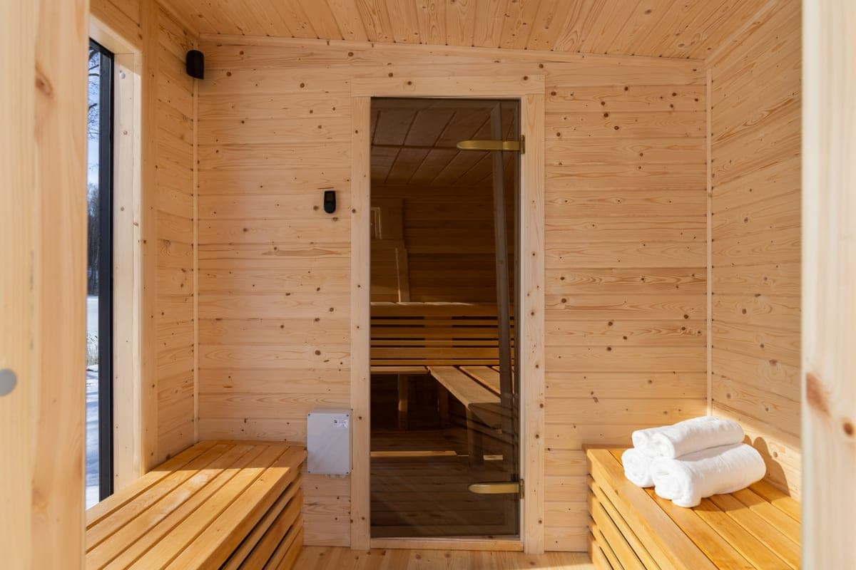 Sauna interior